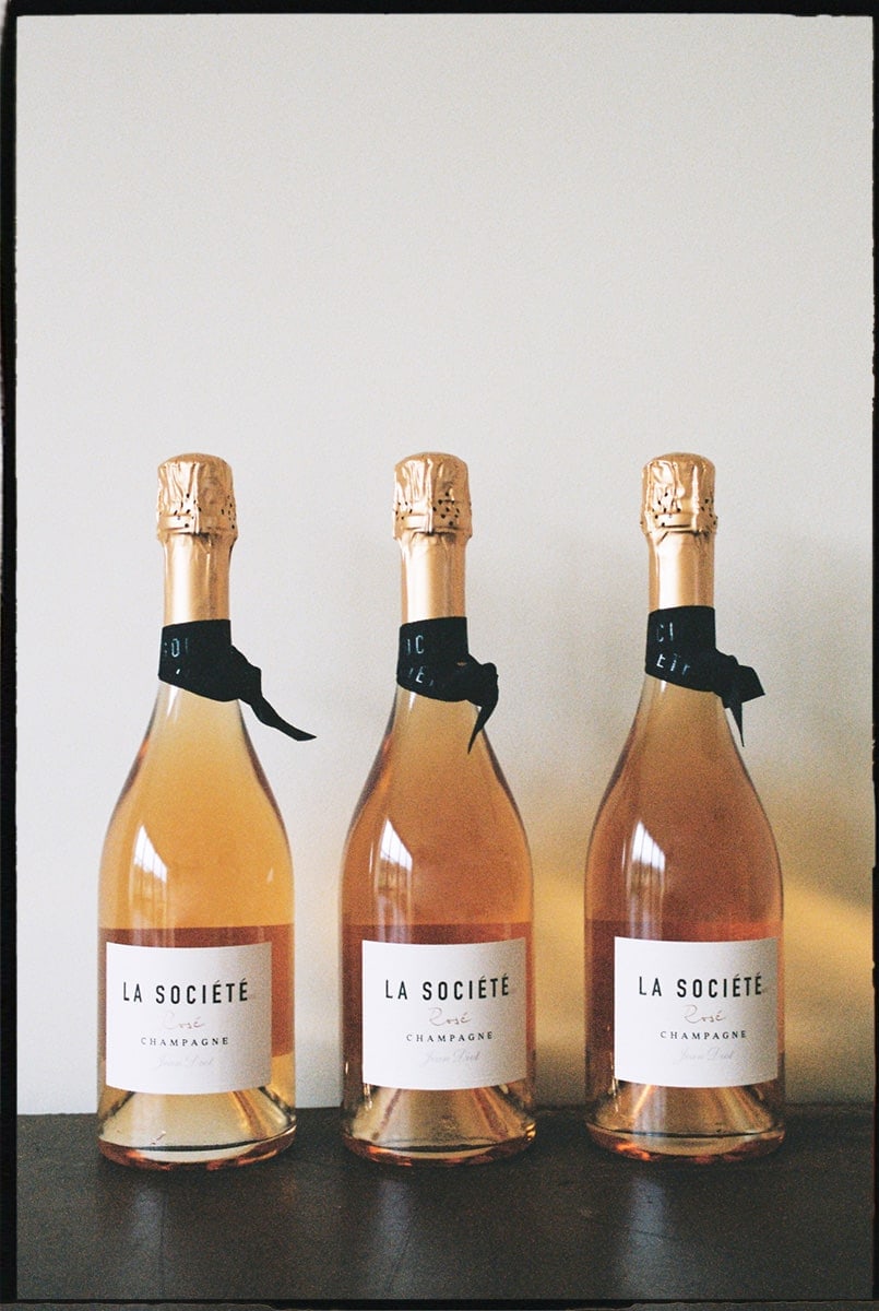 3 botellas Champagne Rosé La Societé