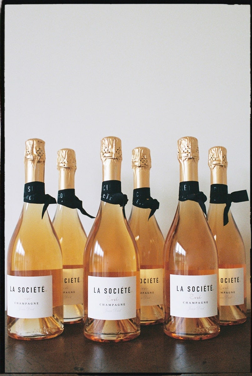 6 botellas Champagne Rosé La Societé